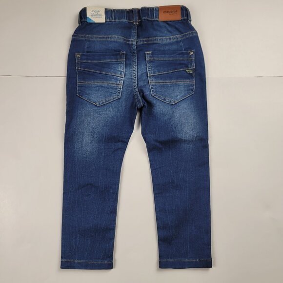 Mayoral Boys Blue Denim Jeans Size 3 - Picture 4 of 9